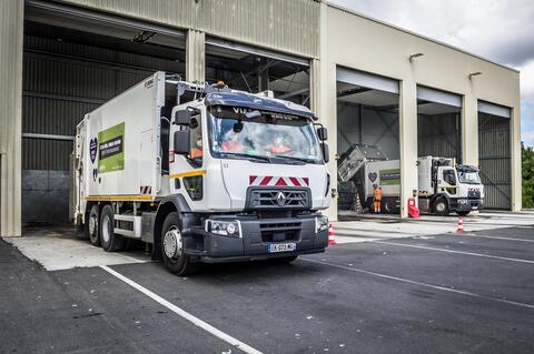 Camion de collecte